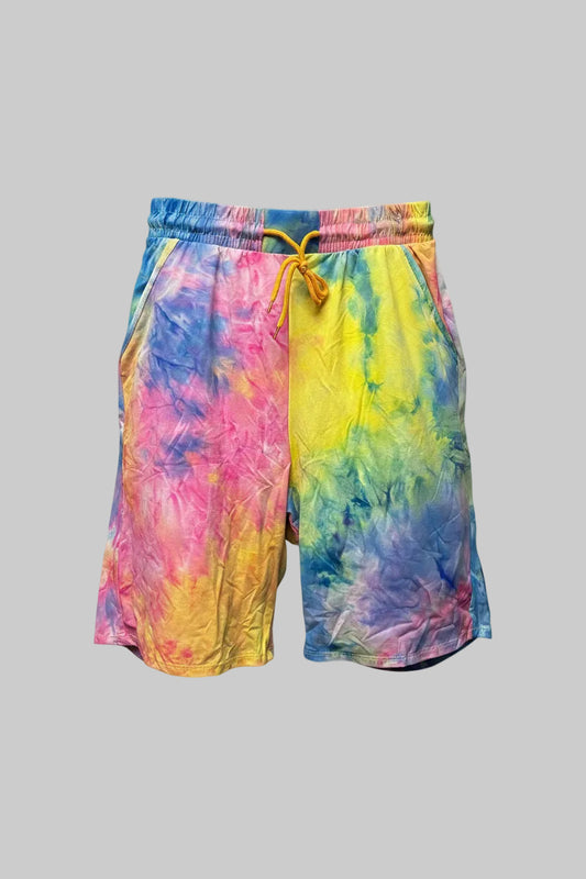 Leggings Depot Tie Dye Bermuda Shorts