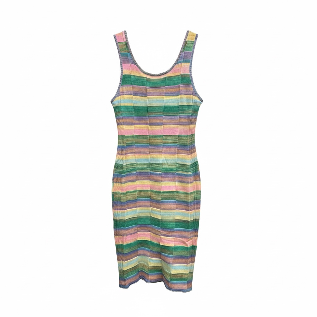 Fate Multicolor knit dress
