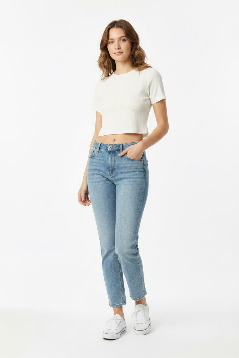 Pink Rose Cap Sleeve Crop Top