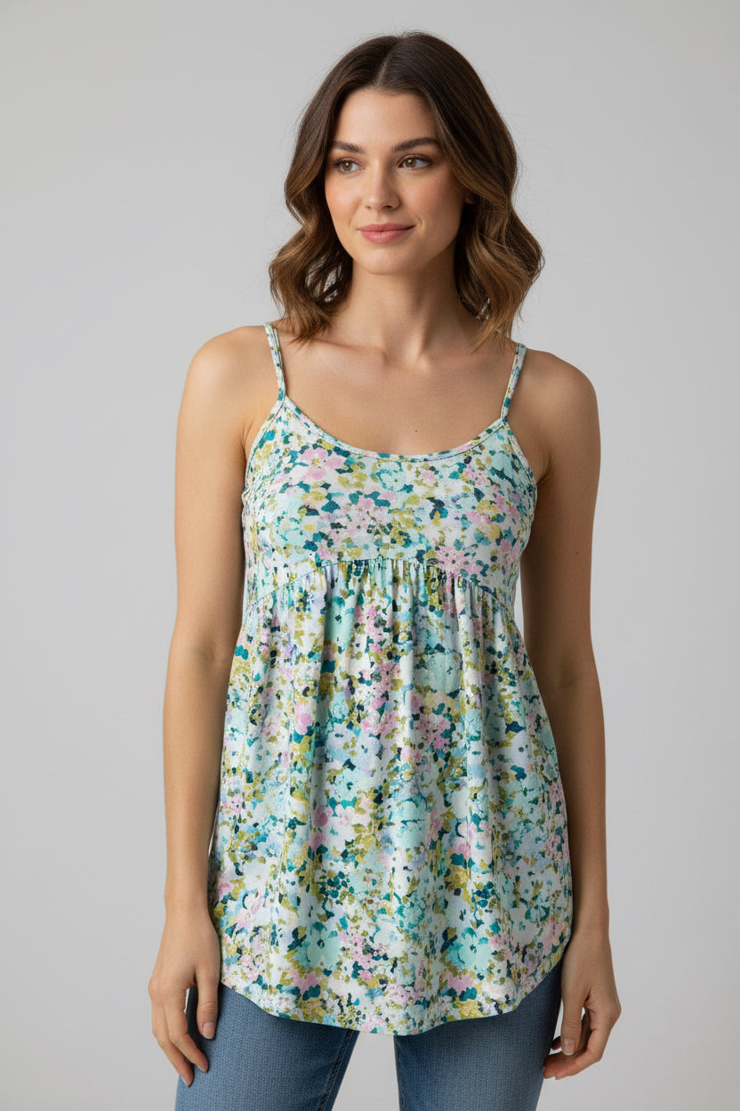 Noflik Floral Tank