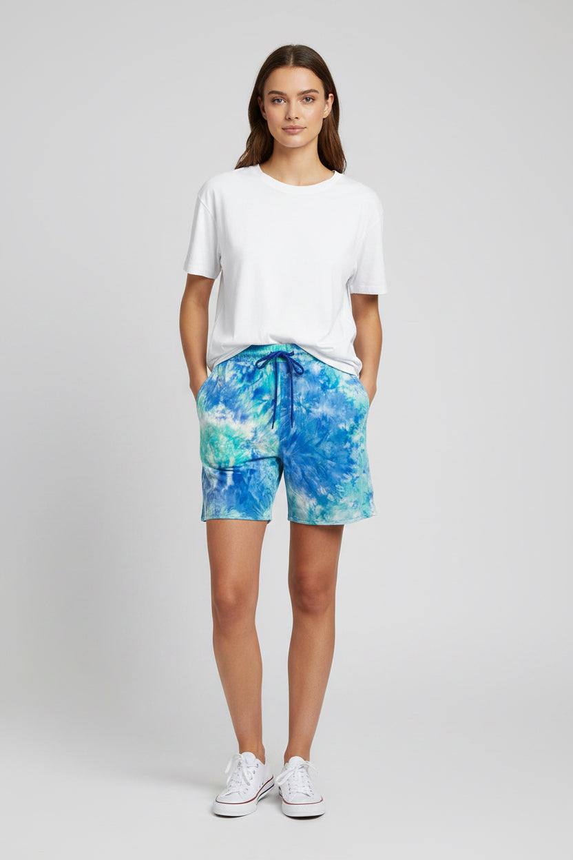 Leggings Depot Tie Dye Bermuda Shorts
