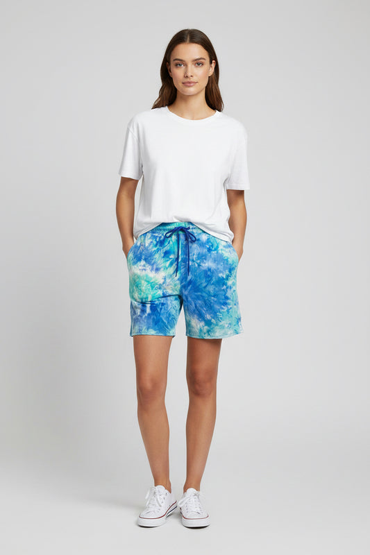 Leggings Depot Tie Dye Bermuda Shorts