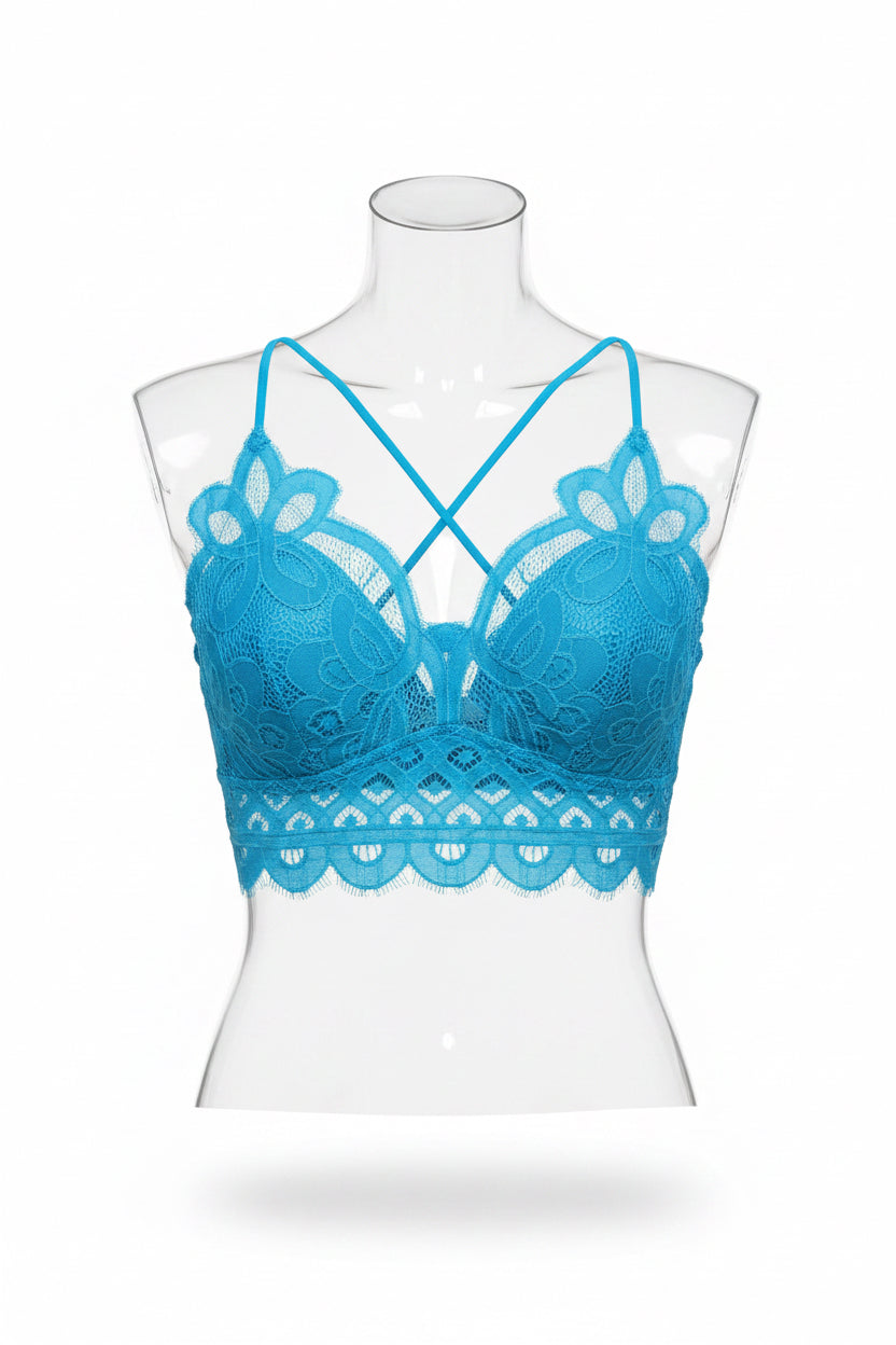 Zenana Plus Size Crochet Bralette