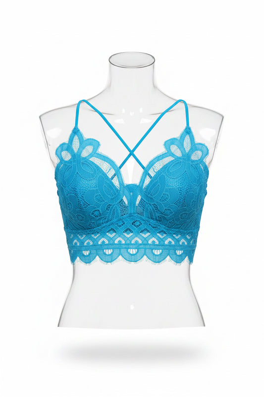 Zenana Plus Size Crochet Bralette