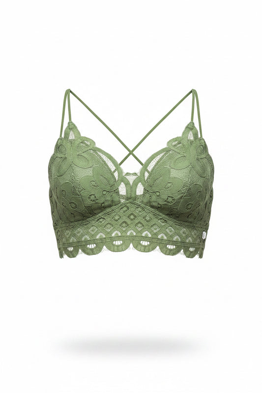 Zenana Plus Size Crochet Bralette