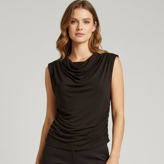 Zenana Double Layer Rouched Tank Top