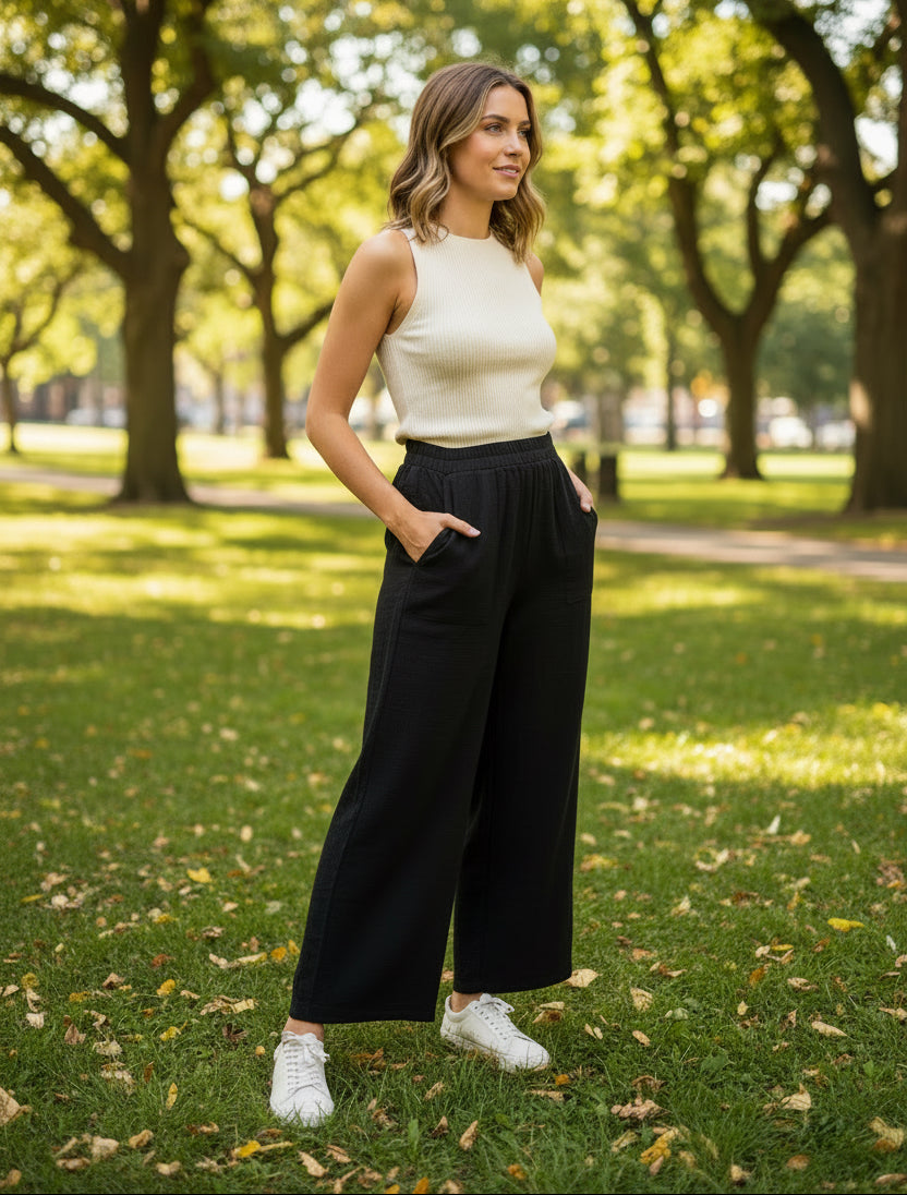 Zenana Cotton Pants