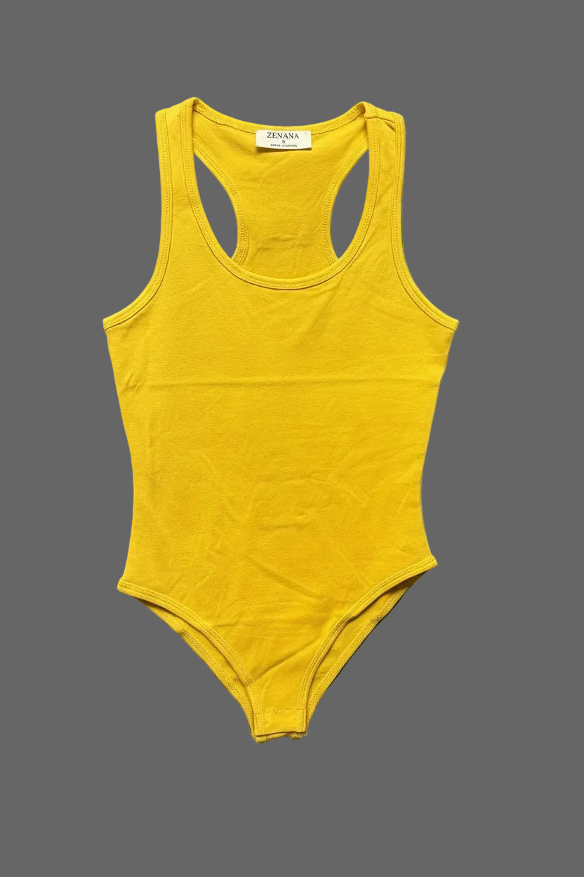 Zenana Racerback Bodysuit