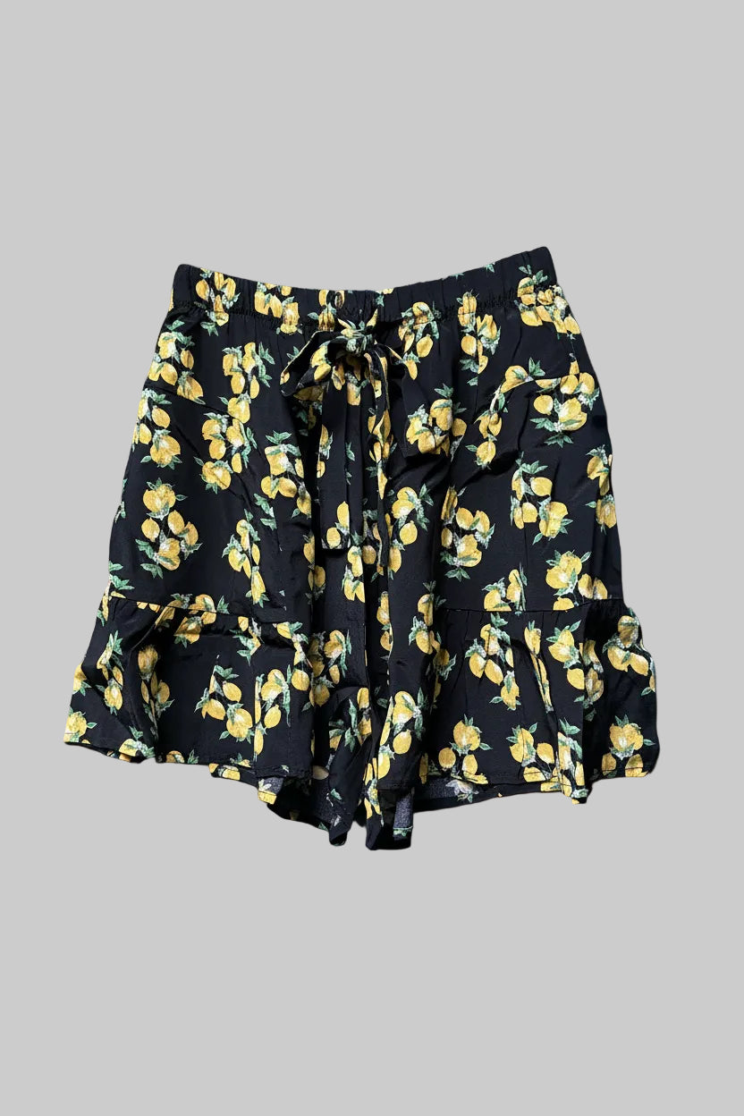 Baevely Lemon Shorts