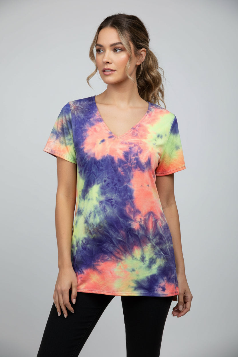 Cy Fashion Tiedye Hi/Low T-shirt