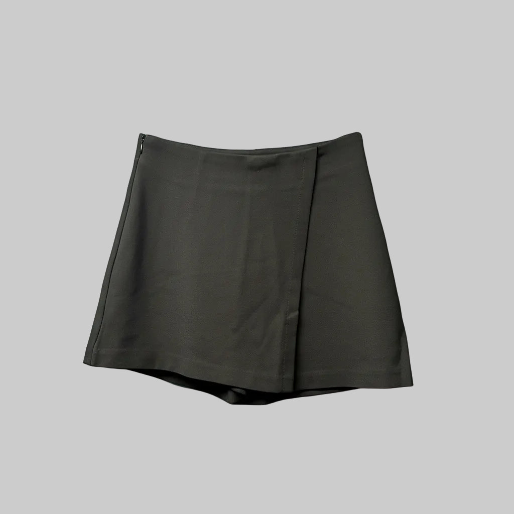 Zenana Wrap Front Skort